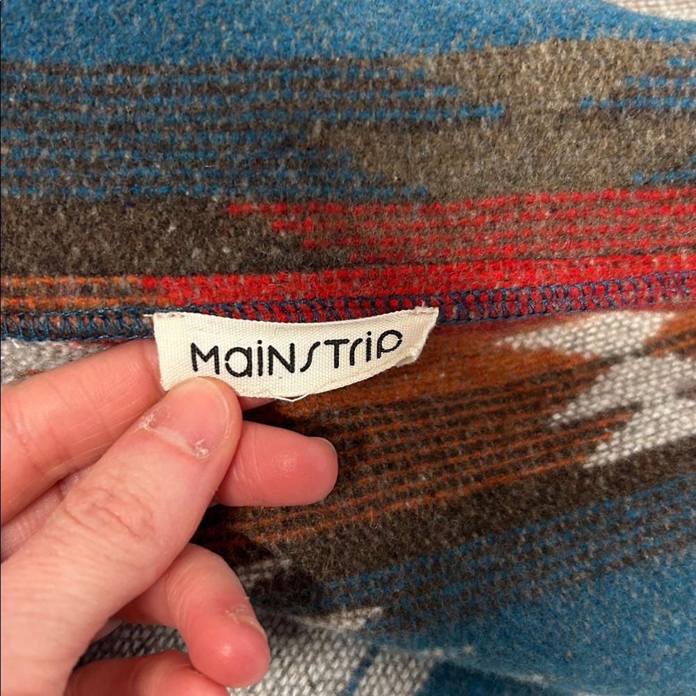 Southwestern Patterned Jacket aztec main strip si… - image 8